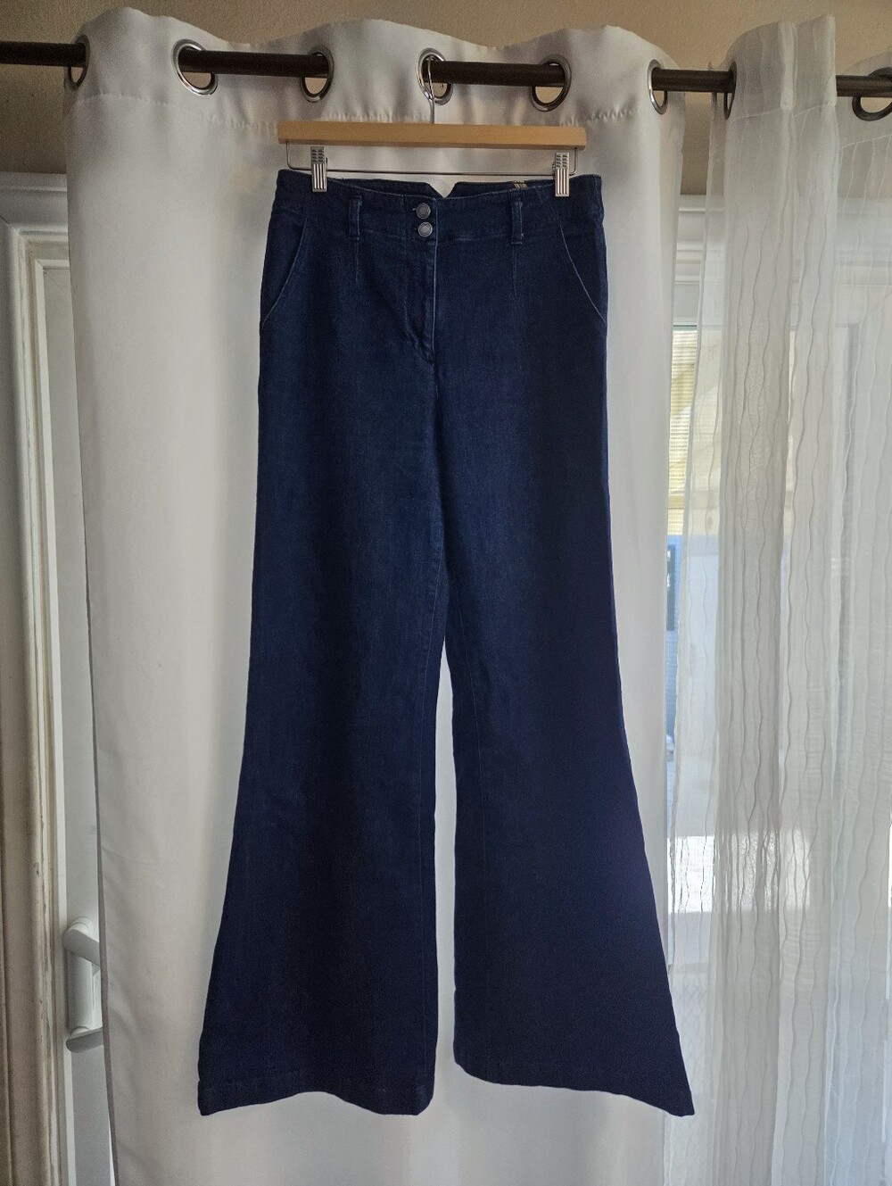 Maeve Anthropologie Wide Leg Pant